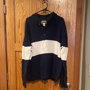 Gander Mountain Men's Navy and White Sweater 2XL EUC